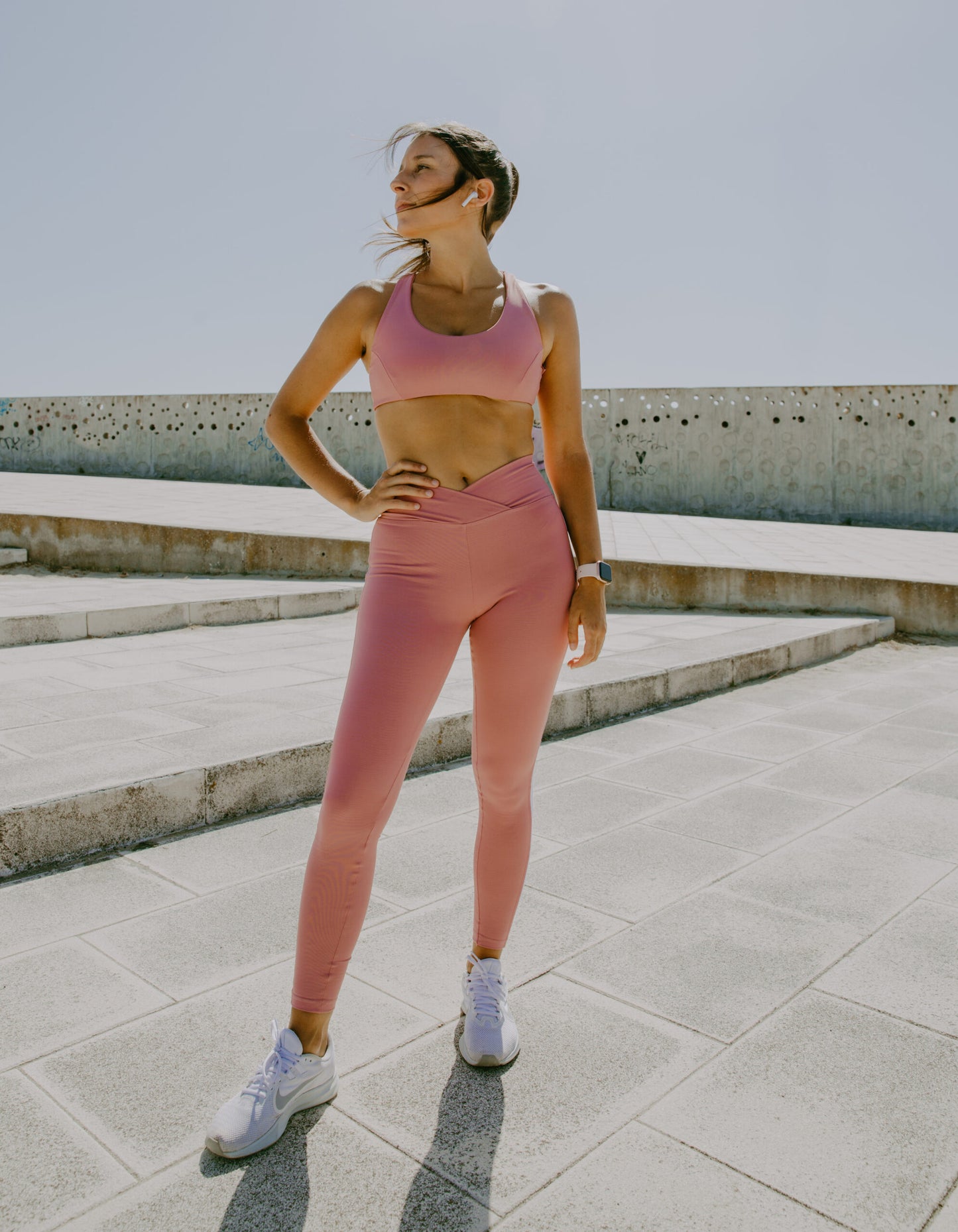 SUNKISSED Strong Sports Bra Rosa